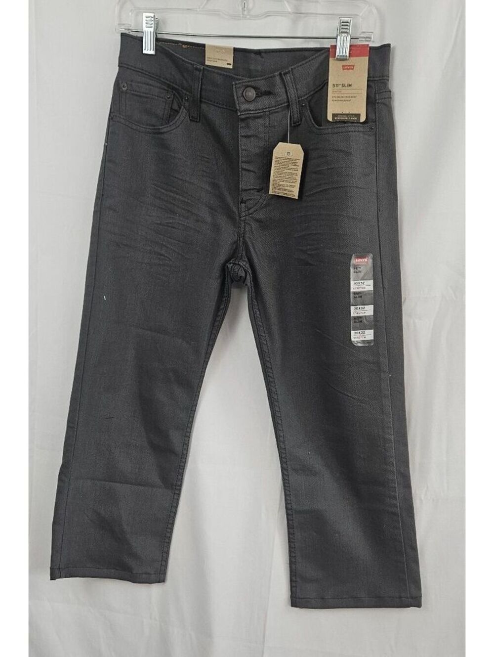 Levi's 511 Slim Stretch Jeans 30x32 in Black NWT